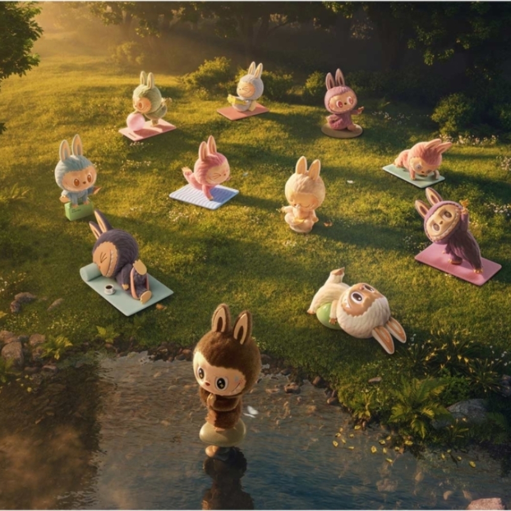 THE MONSTERS Lazy Yoga Series Figurine LaBubu Blind Box
